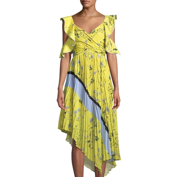 Self-Portrait Dresses & Skirts - Self Portrait Assymetrical Floral-Print Cocktail Dress